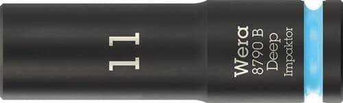 WERA Steckschlüsseleinsatz 8790 B Impaktor Deep 3/8 Zoll 11mm L.63mm WERA