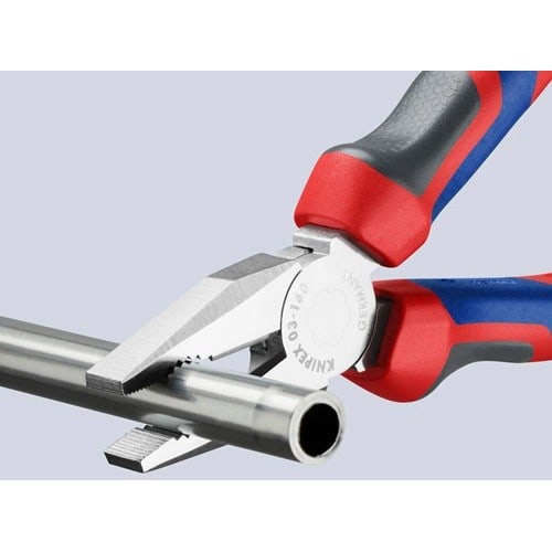 KNIPEX Kombizange L.160mm verchr.Mehrkomp.-Hülle KNIPEX