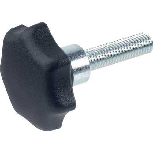 GANTER Sterngriff GN 6336.4 Sterngriffschraube Ku.d1 50mm d2 M 10mm l40mm GANTER