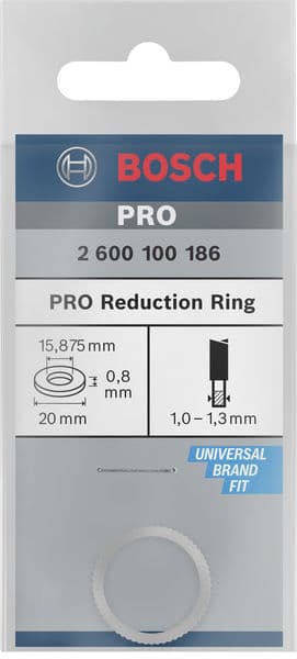 BOSCH Reduzierring für Kreissägeblätter, 20 x 15,875 x 0,8 mm