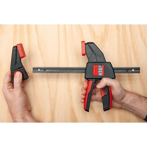 BESSEY Einhandzwinge EZS Spann-W.600mm A.80mm Spreiz-W.170-810mm BESSEY