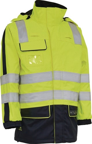 Multinorm-Warnschutzparka SECURETECH Gr.M gelb/marineblau ELKA RAINWEAR