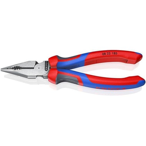 KNIPEX Spitzkombizange L.185mm pol.Comfort-Griff schwarz atram.KNIPEX