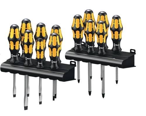 WERA Schraubendrehersatz Big Pk.900 13-tlg.Schlitz/PH/PZD/TX, Schraubmeißel