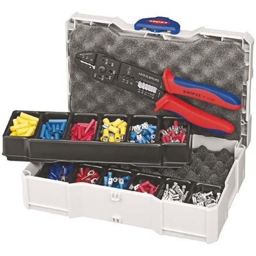 KNIPEX Kabelverbindersortiment 301-tlg.0,5-6 mm² Sortimentskoffer KNIPEX