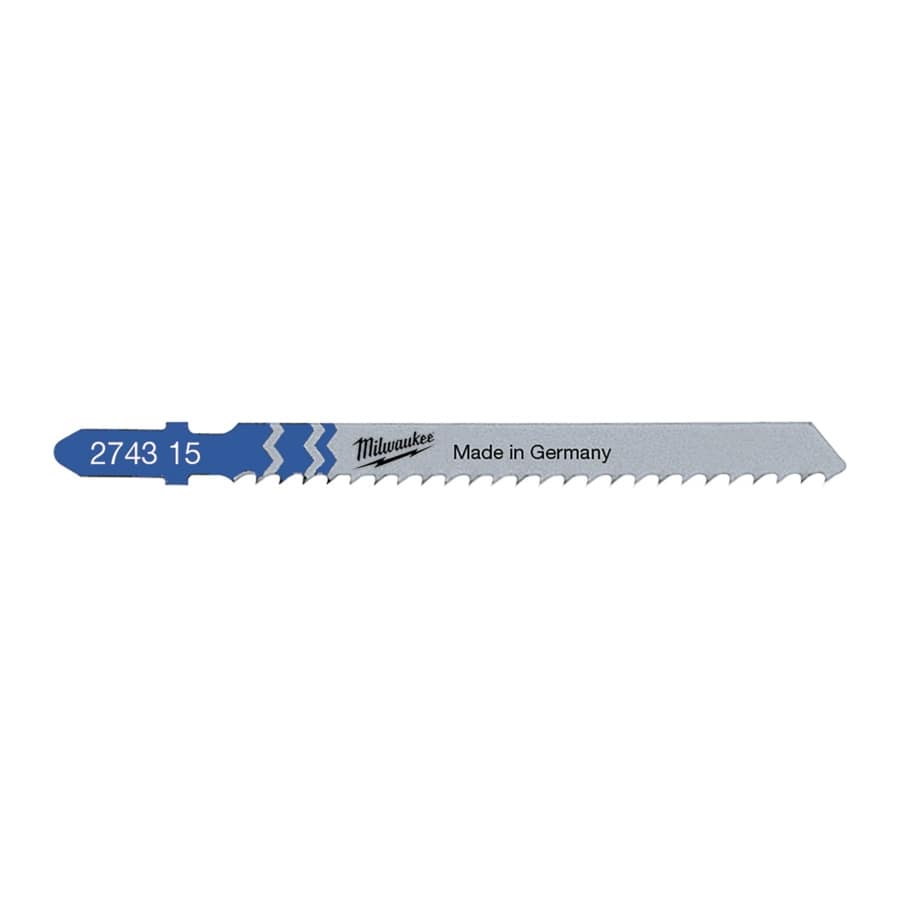 MILWAUKEE 75x 3 mm T127D Stichsägeblatt Metall für Schnitte in Aluminium