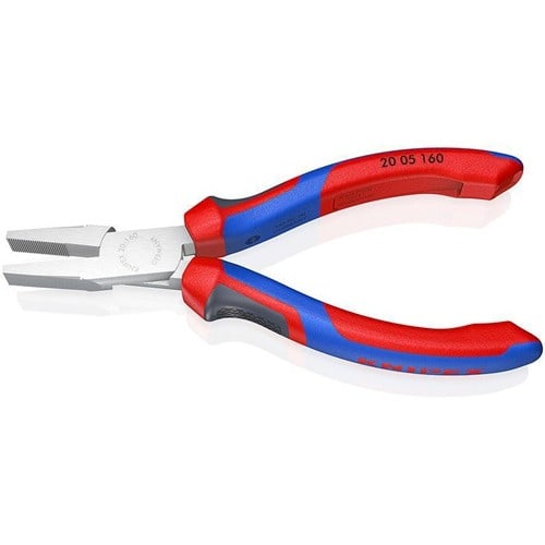 KNIPEX Flachzange DIN ISO 5745 Gesamt-L.160mm verchr.Comfort-Griff KNIPEX