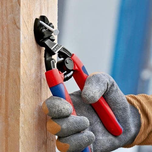 KNIPEX Kompaktbolzenschneider CoBolt L.200mm Mehrkomp.-Hülle 20Grad Form 2 o.Aussparung