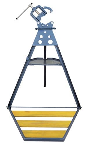 TECWERK Arbeitsgerät Spann-W.60mm Rohr-D.2 Zoll Anz.Biegelöcher 5 TECWERK