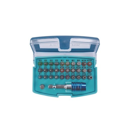 TECWERK Bitsortiment Torsión 32-tlg.Schlitz/PH/PZD/TX/TX-BO/6Kt.Torsionsbits TECWERK
