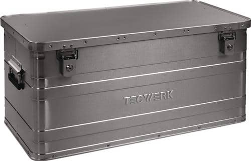 TECWERK Aluminiumbox L780xB380xH380mm 90l m.Klappverschluss u.Zylinderschl.TECWERK