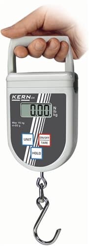 KERN+SOHN Hängewaage H175xB90xT30mm Wägebereich 50kg Ziffernschritt 50g
