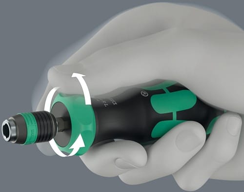 WERA Schraubendrehersatz Kraftform Kompakt 60 RA-R 1 17-tlg.m.Wechselkl.WERA