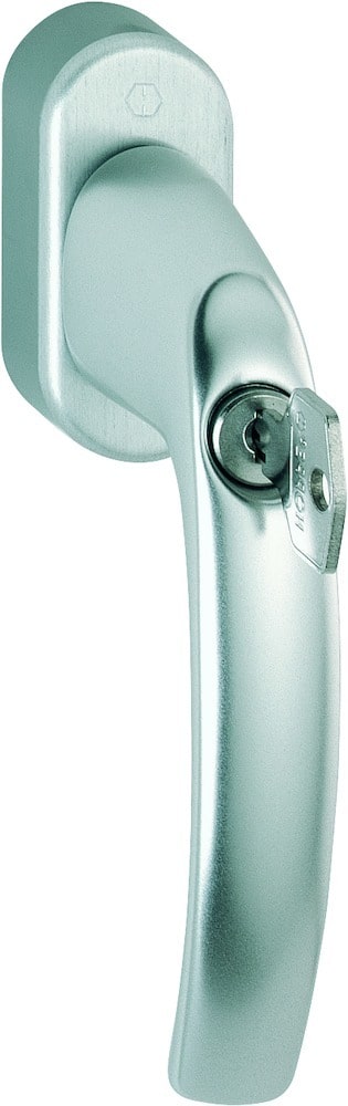 HOPPE® Fenstergriff absperrbar Atlanta 0530S/US952 100NM, N10, mit Schrauben, Aluminium, 10763984