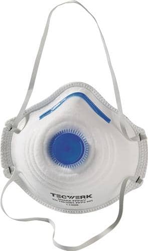 TECWERK Atemschutzmaske Snake FFP2/V/NR m.Ausatemventil TECWERK