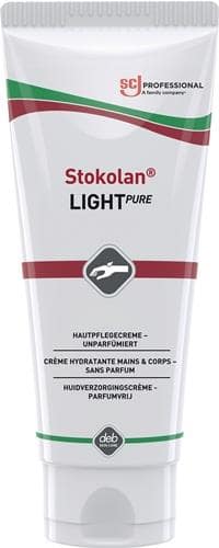 SC JOHNSON PROFESSIONAL Hautpflegecreme Stokolan® Light PURE 100ml duft-/farbstofffrei Tube