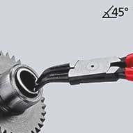 KNIPEX Sicherungsringzange J 22 f.Bohrungen D.19-60mm KNIPEX