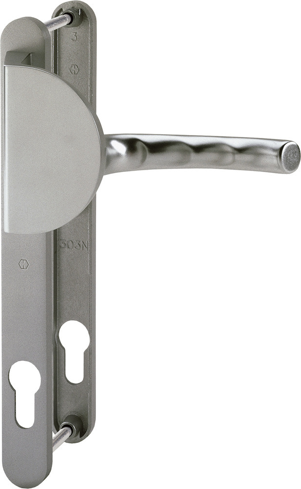 HOPPE® Wechselgarnitur mit Schmalschild Tôkyô 554/303N/1710RH, Aluminium