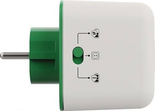 JÄGER DIREKT Steckdosenadapter Akku Life Guard 16 A 110-230V weiß Steckd.1 JÄGER DIREKT
