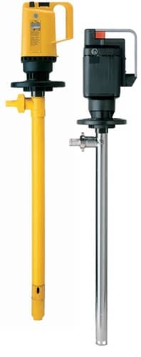 LUTZ-PUMPEN Fasspumpe elektrischPP Laugen Tauchtiefe 1000mm