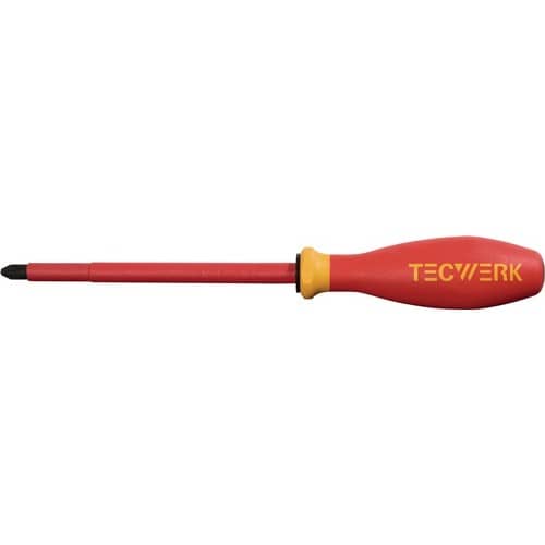 TECWERK Schraubendreher Gr.PH 3 Klingen-L.150mm VDE isol.TECWERK