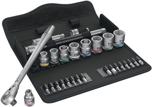 WERA Steckschlüsselsatz Zyklop Metal 29-tlg.3/8 Zoll SW 8-19mm Z.72 6KT WERA