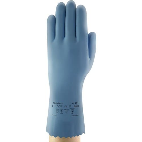ANSELL Chemiehandschuh AlphaTec® 62-201 Gr.10 blau EN 388,EN 374,EN 407 PSA III ANSELL