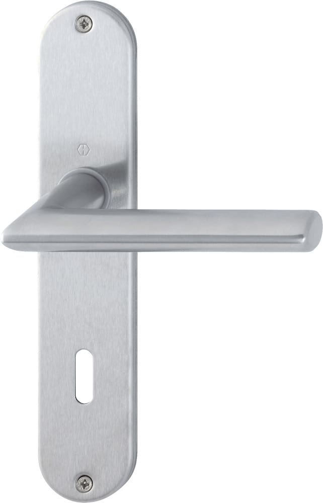 HOPPE® Drückergarnitur mit Langschild Stockholm E1140Z/302, Edelstahl 3042724