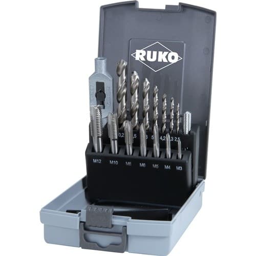 RUKO Gewindebohrersatz Form B ca.4-5 Gänge m.Schälanschnitt metrisch HSS RUKO