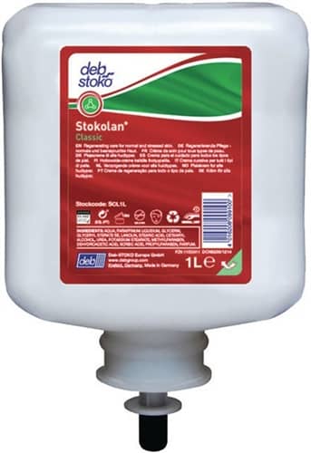 SC JOHNSON PROFESSIONAL Hautpflegecreme Stokolan® Classic 1l leicht parfümiert Kartusche