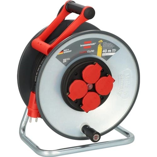 BRENNENSTUHL Kabeltrommel SC 4100 40m H07RN-F 3x1,5mm² 290mm 4 Stahlbl.isol.IP44 BRENNENSTUHL