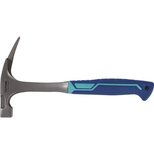 TECWERK Ganzstahllatthammer Kopf-G.600g m.Magnet geraut fein pol.TECWERK