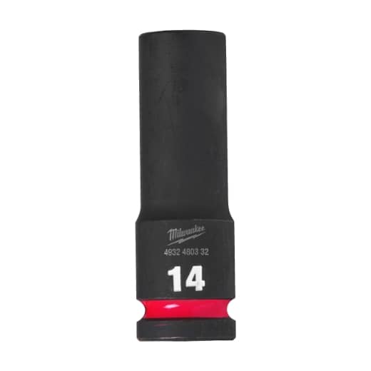 MILWAUKEE 14 x 78 mm SHOCKWAVE Schlagnuss 1/2" lang
