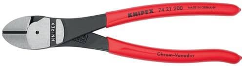 KNIPEX Kraftseitenschneider L.200mm Form 2 Ku.-Überzug KNIPEX