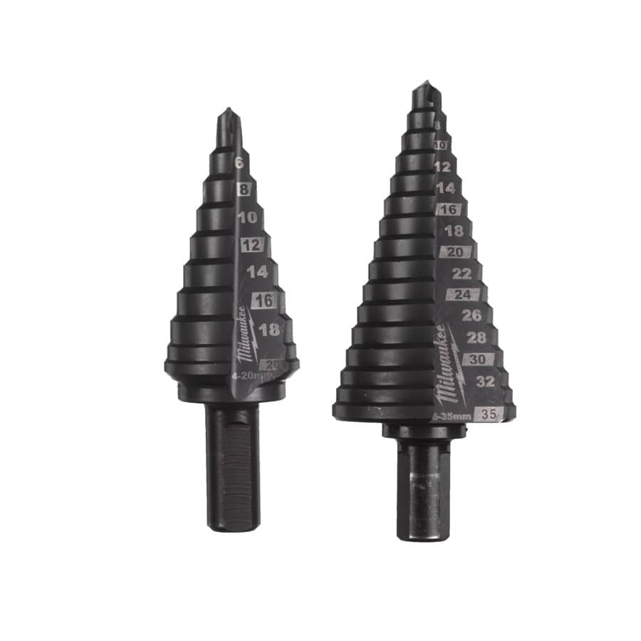 MILWAUKEE 2-teiliges Set Cobalt Stufenbohrer Set