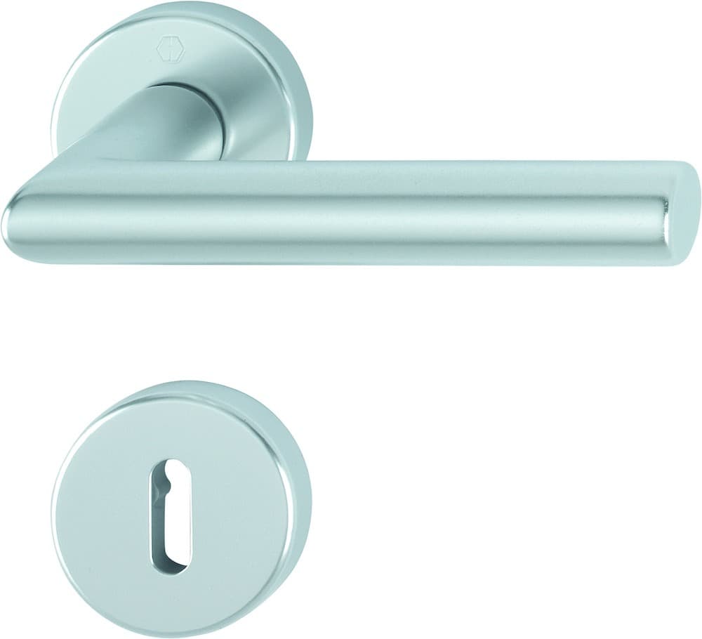 HOPPE® Drückergarnitur mit Rosetten Amsterdam 1400/42KV/42KVS, Aluminium, 11538703