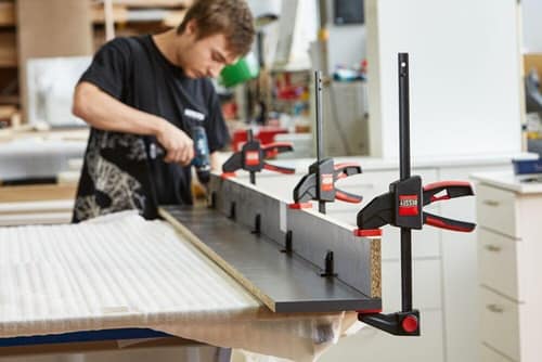 BESSEY Einhandzwinge EZ Spann-W.300mm A.90mm Spreiz-W.195-490mm BESSEY