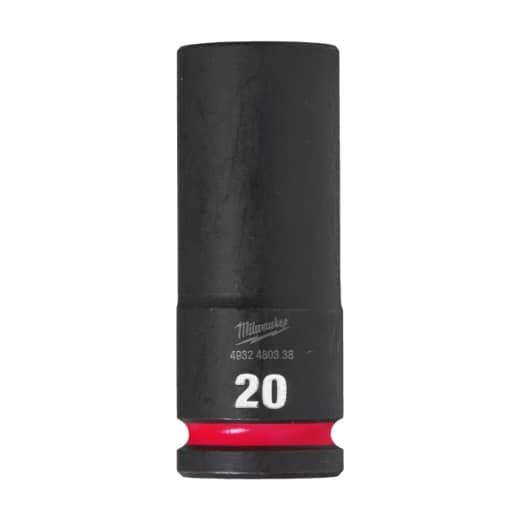 MILWAUKEE 20 x 78 mm SHOCKWAVE Schlagnuss 1/2" lang