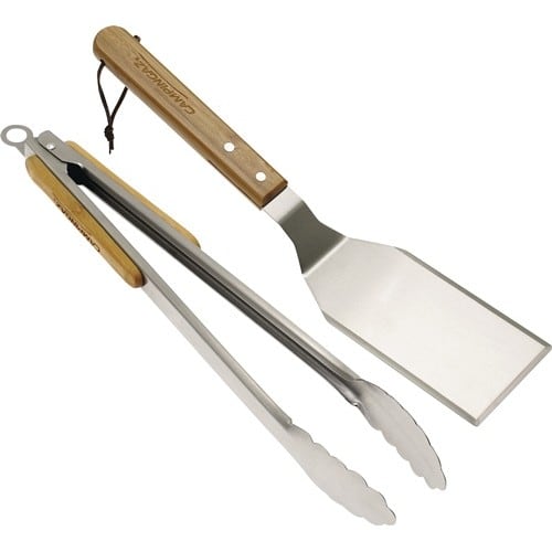 CAMPINGAZ Grillbesteck Duo Spatel:36 cm,Zange:39cm 2-teilig:Spatel u.Zange Farbkarton m.FT