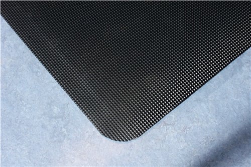 COBA Arbeitsplatzbodenbelag Fertigmatte L900xB1500xS12,5mm schwarz PVC Diamond Tread