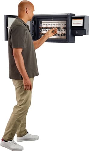 Schlüsseltresor M-Touch-Pro-10L H396xB846xT160mm Drehriegelschl.