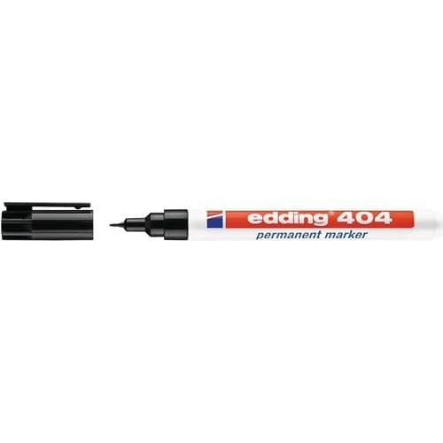 EDDING Permanentmarker 404 schwarz Strich-B.0,75mm Rundspitze EDDING