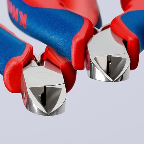 KNIPEX Elektronikseitenschneider L.115mm Form 0 Facette ja,kl.2K-Hülle