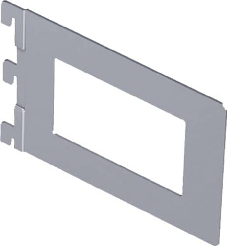 ALFER ELEMENT SYSTEM Bücherbügel weiß B.143mm T.118mm ALFER ALUMINIUM
