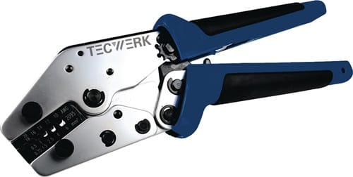 TECWERK Aderendhülsencrimpzange Gesamt-L.205mm 0,5-6 (AWG 24-10)mm² Ku.-Hülle TECWERK