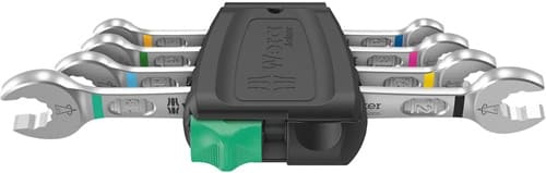 WERA Doppelmaulschlüsselsatz Joker 6005 4 Set 1 4-tlg.SW6-13mm leg.WS WERA