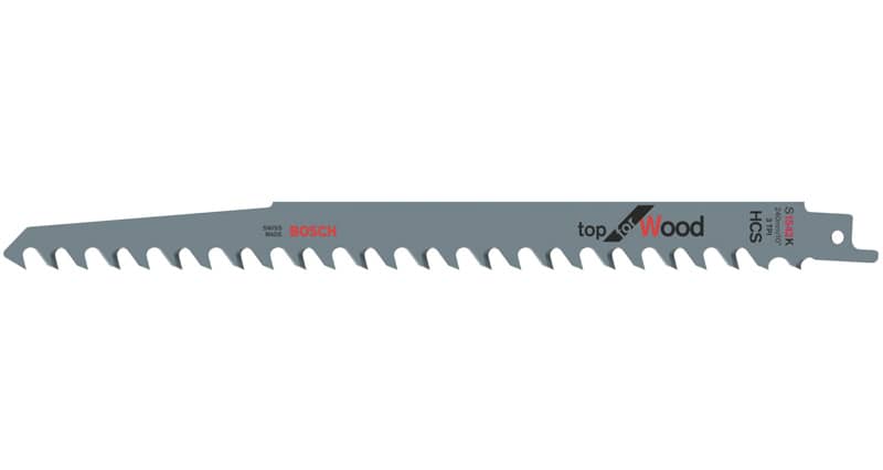 BOSCH Säbelsägeblatt S 1542 K, Top for Wood, 5er-Pack