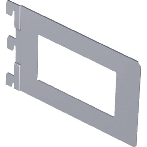 ALFER ELEMENT SYSTEM Bücherbügel weiß B.143mm T.118mm ALFER ALUMINIUM
