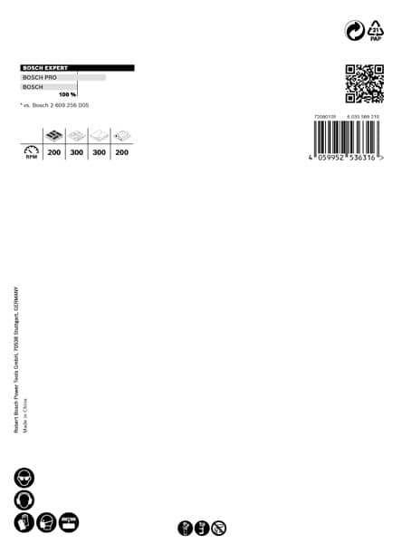 BOSCH EXPERT Construction Material Lochsäge, 127 x 60 mm. Für Dreh- und Schlagbohrer