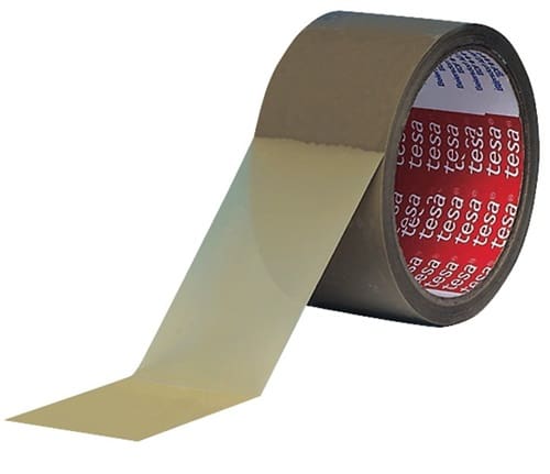 Verpackungsklebeband PVC tesapack® 4120 Länge 66 m Breite 50 mm Rolle TESA